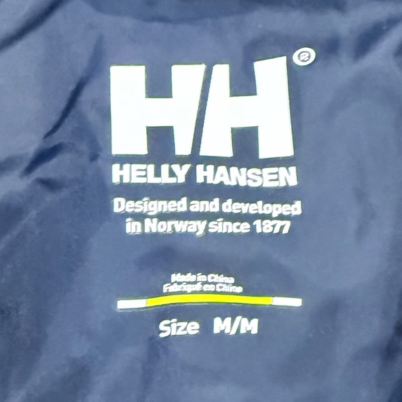 Helly Hansen Crew Insulator Jacket Mens Medium Navy Blue Princess Logo - Picture 12 of 12